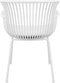 Set van 6 Kick tuinstoel Otis - Wit