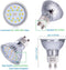 Set van 6 LED Inbouwspots GU10 - Neutraal Wit Licht met Lampen - Satijn - 6 W