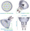 Set van 6 LED Inbouwspots GU10 - Neutraal Wit Licht met Lampen - Satijn - 6 W