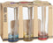 Set van 6x stuks longdrink glazen Colori 310 ml van glas - Drinkglazen - Waterglazen