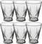 Set van 6x stuks tumbler glazen Carmela 340 ml van glas - Drinkglazen - Waterglazen