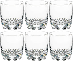 Set van 6x stuks water/sap glazen Tin 310 ml van glas - Drinkglazen - Waterglazen