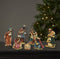 Set van 7 EDM Kerststallen - Kerst Spirit - 9cm - 72277