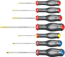 Set van 7 PROTWIST-schroevendraaiers - FACOM - AT.7PB