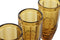 Set van bekers Home ESPRIT Amber Kristal 150 ml (6 Stuks)