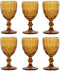 Set van bekers Home ESPRIT Amber Kristal 240 ml (6 Stuks)
