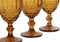 Set van bekers Home ESPRIT Amber Kristal 240 ml (6 Stuks)
