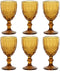 Set van bekers Home ESPRIT Amber Kristal 325 ml (6 Stuks)