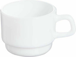 Set van koffiekopjes Arcoroc Restaurant Wit Glas 12 Stuks 80 ml