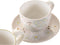 Set van koffiekopjes DKD Home Decor Beige Metaal Groen Dolomite (180 ml) (6 Onderdelen)
