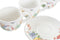 Set van koffiekopjes DKD Home Decor Metaal Multicolour Dolomite (180 ml)