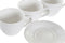 Set van koffiekopjes DKD Home Decor Wit Keramiek (150 ml)