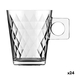 Set van koffiekopjes Inde Lima diamante (3 Onderdelen) (24 Stuks)