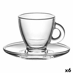 Set van koffiekopjes LAV 1334 95 ml 6 Onderdelen (6 Stuks)