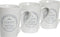 Set van Kopje met Schotel DKD Home Decor Metaal Wit 300 ml Keramiek Tegel