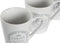 Set van Kopje met Schotel DKD Home Decor Metaal Wit 300 ml Keramiek Tegel