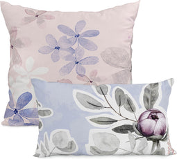 Set van kussenhoesjes HappyFriday Delicate bouquet Multicolour 2 Onderdelen