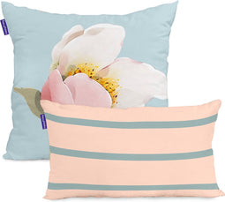 Set van kussenhoesjes HappyFriday Spring blossom Multicolour 2 Onderdelen