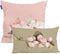 Set van kussenhoesjes HappyFriday White peonies Multicolour 2 Onderdelen