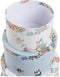 Set van opstapelbare opbergboxen DKD Home Decor Karton Stads 37,5 x 37,5 x 18 cm
