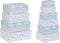 Set van opstapelbare opbergboxen DKD Home Decor Kinderen Multicolour Karton (43,5 x 33,5 x 15,5 cm)