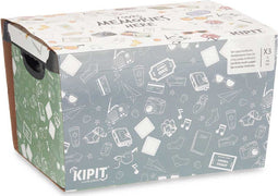 Set van opstapelbare opbergboxen Memories 3 Onderdelen Plastic