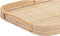 Set van trays DKD Home Decor Bruin Rotan (51.5 x 36 x 7.5 cm) (44.5 x 31.5 x 6 cm) (2 pcs)