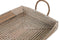 Set van trays DKD Home Decor Geel Natuurlijk 48 x 38 x 15 cm 52 x 38 x 15 cm (2 Stuks)