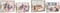 Set van trays DKD Home Decor Multicolour Hout MDF (2 Onderdelen) (40 x 30 x 6 cm) (2 Stuks)
