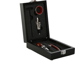 Set van Wijn Accessoires – Zwart Hout MDF – Elegant en Praktisch