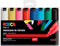 Set Viltstiften POSCA PC-8K Multicolour 8 mm 8 Onderdelen