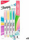 Set Viltstiften Sharpie S-Note Multicolour 4 Onderdelen 1-3 mm (12 Stuks)