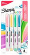 Set Viltstiften Sharpie S-Note Multicolour 4 Onderdelen 1-3 mm (12 Stuks)