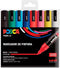 Set Viltstiften Uni-Ball POSCA Basic PC-5M Multicolour 8 Onderdelen (8 Stuks)