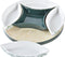 Set voor voorgerechtjes DKD Home Decor Hout Lakens Groen Keramiek (22 x 22 x 1 cm) (6 Onderdelen)