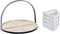 Set voor voorgerechtjes DKD Home Decor Metaal Bamboe Keramiek Loft (21,5 x 21,5 x 14 cm) (5 Onderdelen)