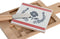 Set voor voorgerechtjes DKD Home Decor Natuurlijk Rood Blauw Wit Keramiek Mediterrane Huizen (21,5 x 11,8 x 1,5 cm)