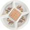 Set voor voorgerechtjes DKD Home Decor Natuurlijk Rood Multicolour Keramiek Cottage Huizen (23,5 x 23,5 x 7 cm)
