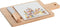 Set voor voorgerechtjes DKD Home Decor Natuurlijk Rood Multicolour Keramiek Huis Cottage (21,5 x 11,8 x 1,5 cm)