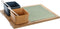 Set voor voorgerechtjes DKD Home Decor Porselein Multicolour Bamboe 6 Onderdelen (31 x 21 x 6 cm)