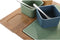 Set voor voorgerechtjes DKD Home Decor Porselein Multicolour Bamboe 8 Onderdelen (30 x 30 x 6 cm)