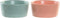 Set voor voorgerechtjes DKD Home Decor Porselein Multicolour Bamboe (20 x 10,5 x 14 cm) (3 Onderdelen)