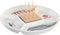 Set voor voorgerechtjes DKD Home Decor Rood Blauw Wit Keramiek Mediterrane Huizen (23,5 x 23,5 x 7 cm)
