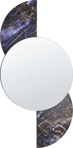 SEUZEY - Wandspiegel - Paars - Glas