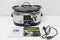 CrockPot CR605 - Slow Cooker - Digitaal programmeerbaar 5,7L - Zilver