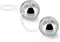 Seven Creations Duo Balls - Vaginale Balletjes - 3cm - 82gr - Zilver