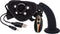 Seven Creations - Vibration Dildo Strap-On 5inch - Strap On Harness Zwart
