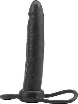 Seven Creations What a Man - Voorbinddildo - 18 x 2.85cm - Zwart