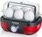 Severin EK 3168 Eierkoker Rood metallic rvs-zwart 1-6 eieren