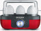 Severin EK 3168 Eierkoker Rood metallic rvs-zwart 1-6 eieren